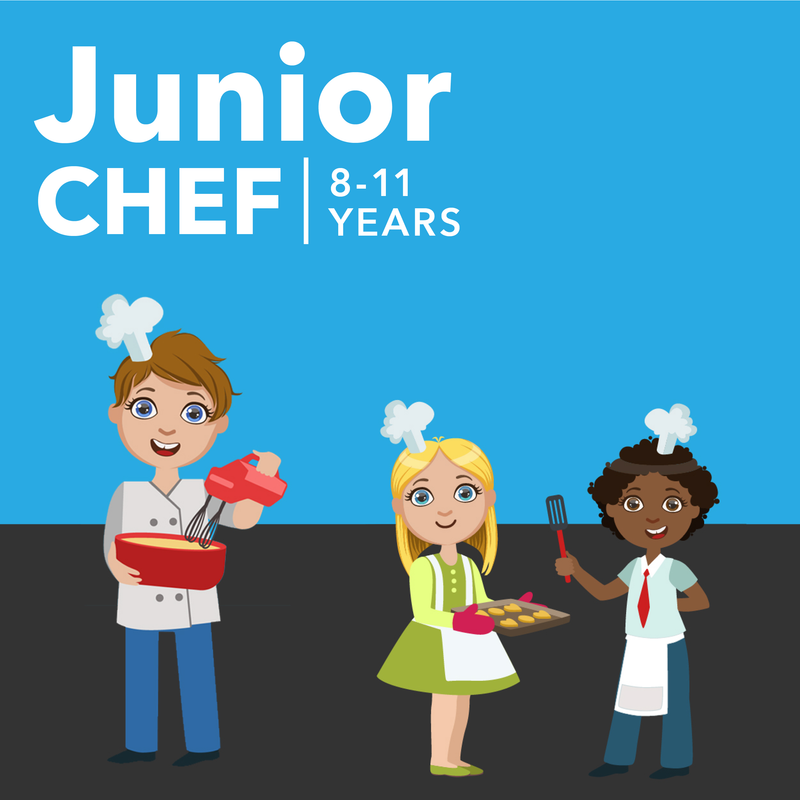 Junior Chef | 8-11 years | Tuesday 16th July 2024 (9am-11.30am)
