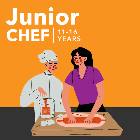 Junior Chef | 11-16 years | Wednesday 21st January 2026 (1pm-3.30pm)